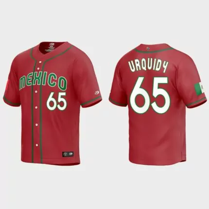 Jose Urquidy Mexico Baseball 2023 World Baseball Classic Replica Jersey – Red