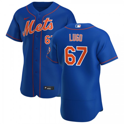 New York New York Mets #67 Seth Lugo Men's Royal Alternate 2020 Authentic Player Jersey Men's