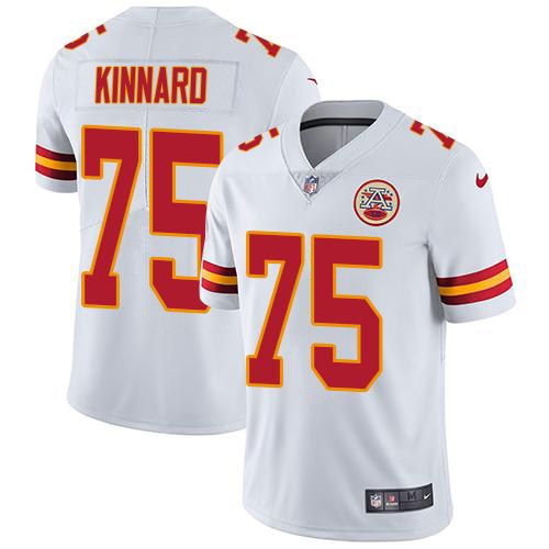 Chiefs #75 Darian Kinnard White Youth Stitched Vapor Untouchable Limited Jersey