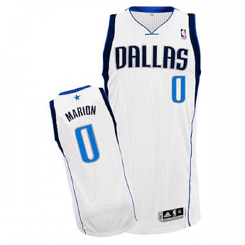 Dallas Mavericks #0 Shawn Marion Revolution 30 White Stitched Jersey Mens