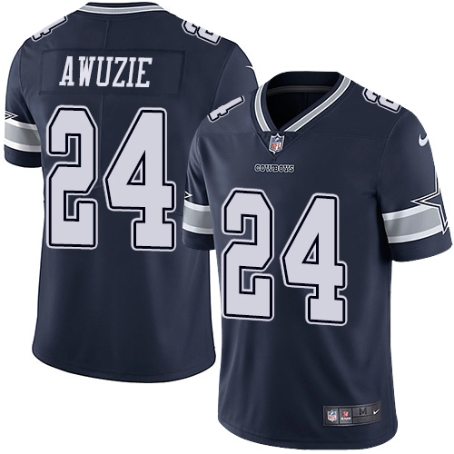 Dallas Cowboys #24 Chidobe Awuzie Navy Blue Team Color Men's Stitched Vapor Untouchable Limited Jersey Men's