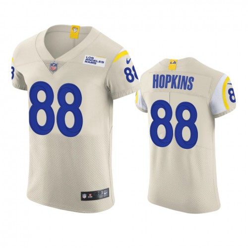 Los Angeles Los Angeles Rams #88 Brycen Hopkins Men's Vapor Elite Player Jersey - Bone Men's