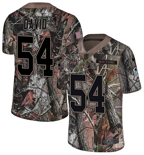 Buccaneers #54 Lavonte David Camo Men's Stitched Limited Rush Realtree Jersey