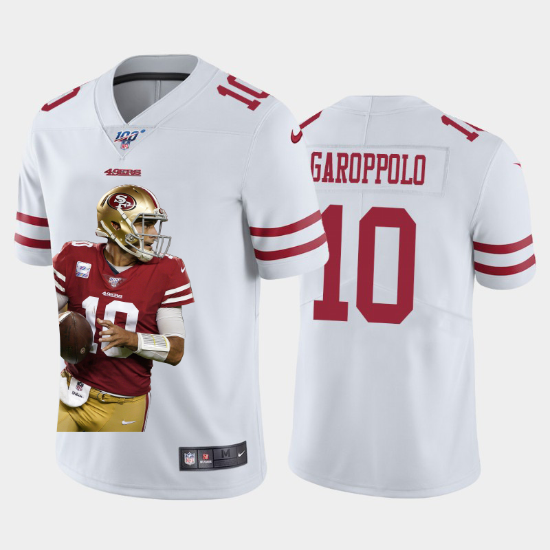 San Francisco 49ers #10 Jimmy Garoppolo Team Hero 1 Vapor Limited 100 Jersey White
