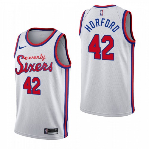 Philadelphia 76ers #42 Al Horford 2019-20 Unveil Classic Edition White Stitched Jersey Mens