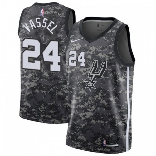 San Antonio Spurs #24 Devin Vassell Black Youth Swingman City Edition 2018/19 Jersey Youth