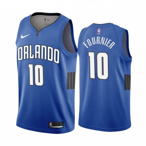Orlando Magic #10 Evan Fournier Blue 2019-20 Statement Edition Jersey Mens