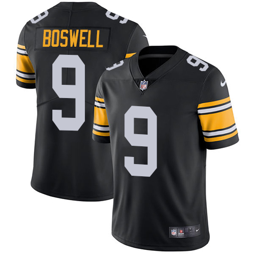 Pittsburgh Steelers #9 Chris Boswell Black Alternate Men's Stitched Vapor Untouchable Limited Jersey Men's