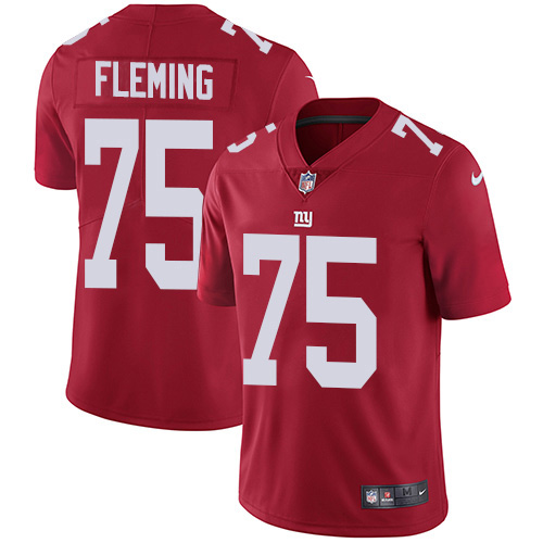 New York Giants #75 Cameron Fleming Red Alternate Youth Stitched Vapor Untouchable Limited Jersey Youth