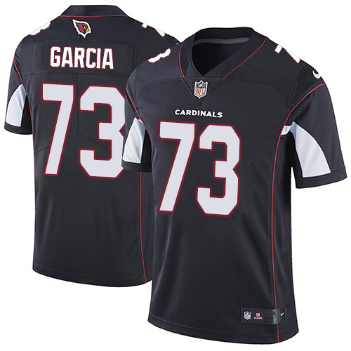Arizona Cardinals #73 Max Garcia Black Alternate Men's Stitched Vapor Untouchable Limited Jersey Men's