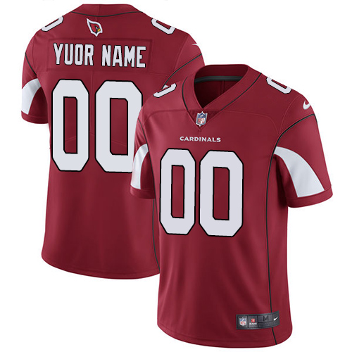 Arizona Cardinals Customized Red Team Color Stitched Vapor Untouchable Limited Men's Jersey