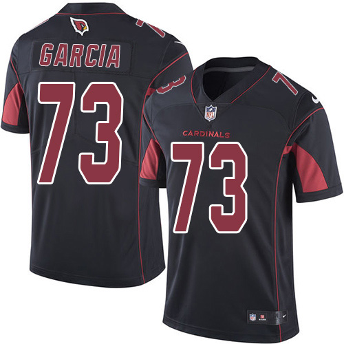 Arizona Cardinals #73 Max Garcia Black Youth Stitched Limited Rush Jersey Youth