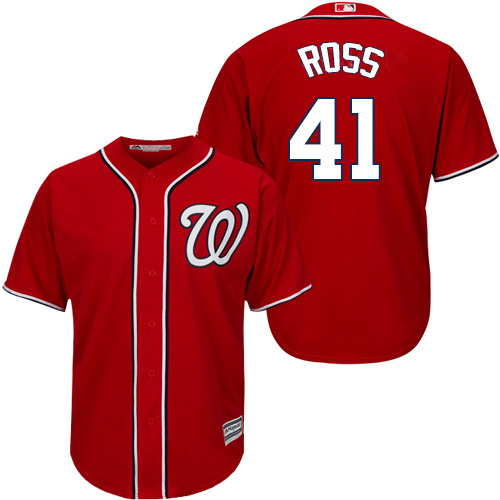 Washington Nationals #41 Joe Ross Red New Cool Base Stitched Youth Jersey Youth