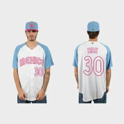 Alejandro Kirk Mexico Baseball 2023 World Baseball Classic Jersey – White Blue