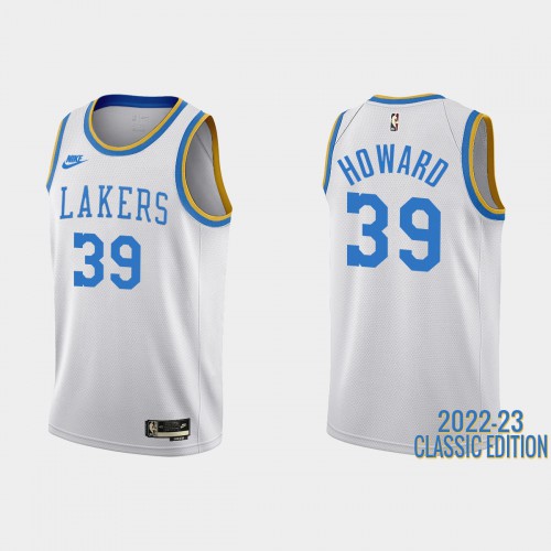 Los Angeles Los Angeles Lakers #39 Dwight Howard White Mens 2022-23 Classic Edition Jersey Mens