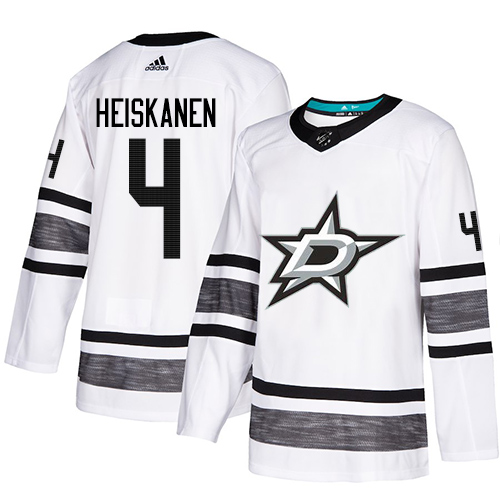 Adidas Dallas Stars #4 Miro Heiskanen White Authentic 2019 All-Star Youth Stitched Jersey Youth