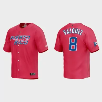 Christian Vazquez World Baseball Classic 2023 World Baseball Classic Jersey – Red