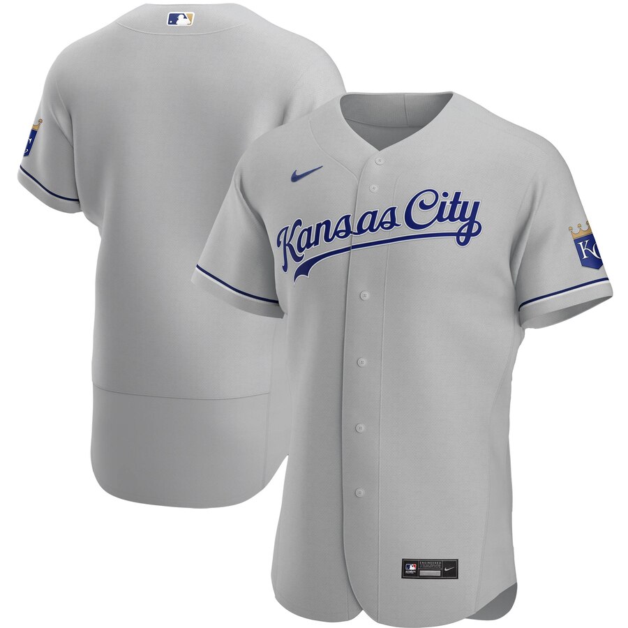 Kansas City Royals Men's Gray Road 2020 Authentic Jersey