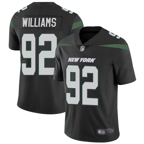 New York Jets #92 Leonard Williams Black Alternate Youth Stitched Vapor Untouchable Limited Jersey Youth