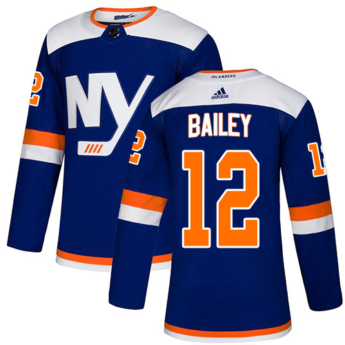 Adidas New York Islanders #12 Josh Bailey Blue Alternate Authentic Stitched Jersey Men's