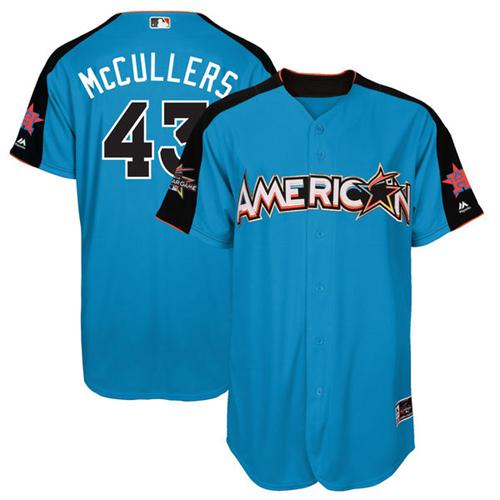 Houston Astros #43 Lance McCullers Blue 2017 All-Star American League Stitched Jersey Men's