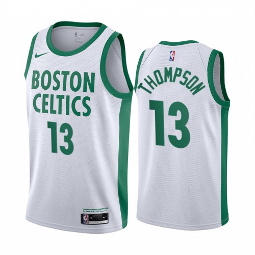 Boston Celtics #13 Tristan Thompson White Womens Swingman 2020-21 City Edition Jersey Womens