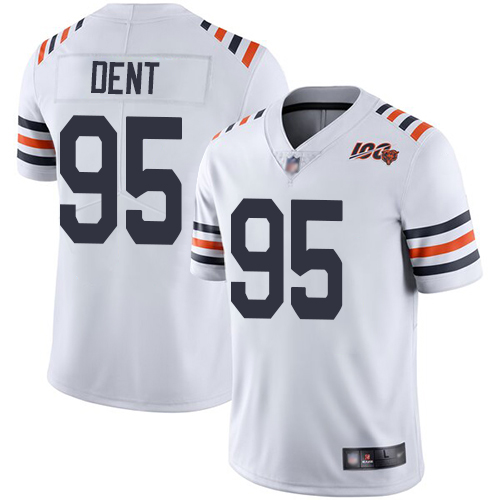 Chicago Bears #95 Richard Dent White Alternate Men's Stitched Vapor Untouchable Limited 100th Season Jersey Men's