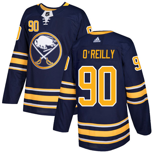 Adidas Buffalo Sabres #90 Ryan O'Reilly Navy Blue Home Authentic Stitched Jersey Men's