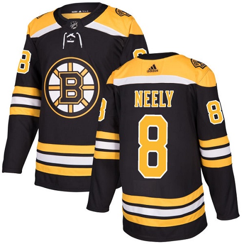 Adidas Boston Bruins #8 Cam Neely Black Home Authentic Stitched Jersey Men's