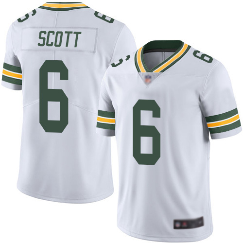 Green Bay Packers #6 JK Scott White Youth Stitched Vapor Untouchable Limited Jersey Youth