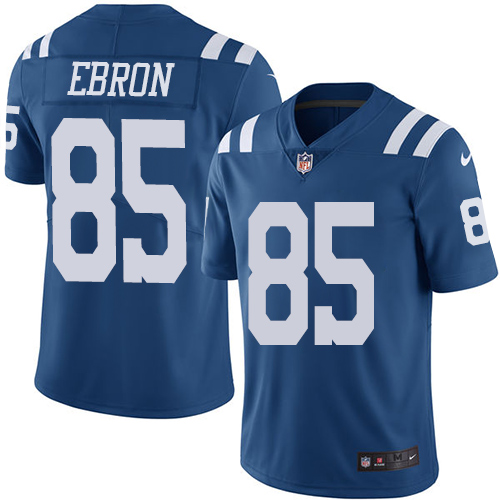 Indianapolis Colts #85 Eric Ebron Royal Blue Men's Stitched Limited Rush Jersey Men's