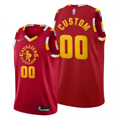 Cleveland Cavaliers Custom Men's 2021-22 City Edition Red Jersey