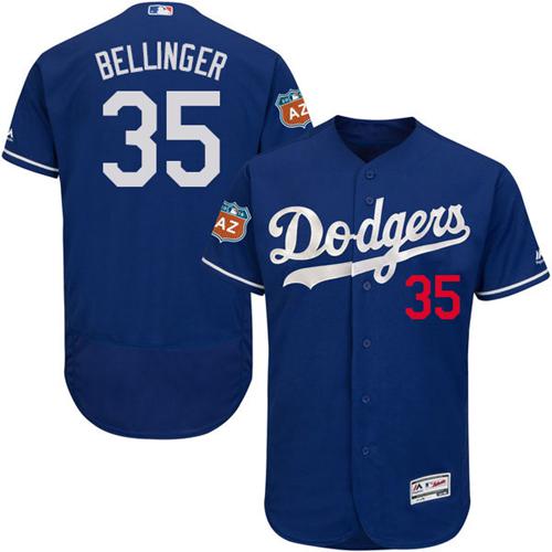 Los Angeles Dodgers #35 Cody Bellinger Blue Flexbase Authentic Collection Stitched Jersey Men's