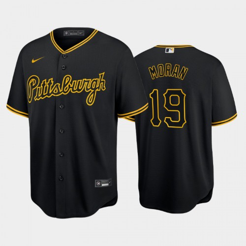 Pittsburgh Pittsburgh Pirates #19 Colin Moran Game Men's Alternate Jersey - Black Men's
