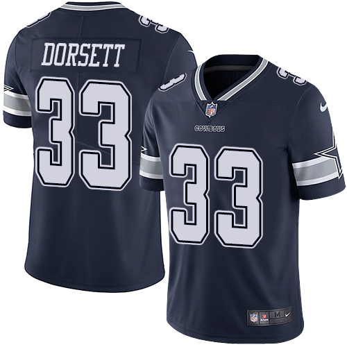 Cowboys #33 Tony Dorsett Navy Blue Team Color Men's Stitched Vapor Untouchable Limited Jersey
