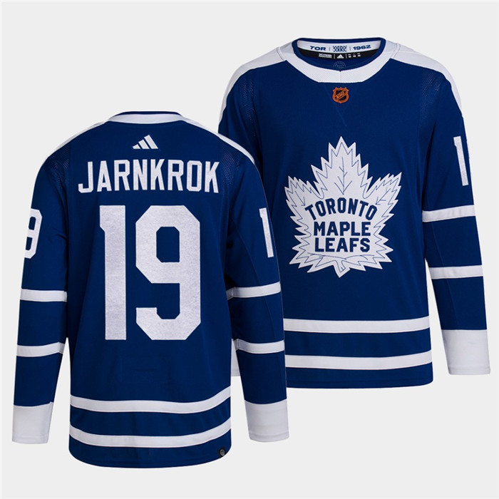 Toronto Maple Leafs #19 Calle Jarnkrok Men's Adidas Reverse Retro 2.0 Authentic Player Jersey - Blue