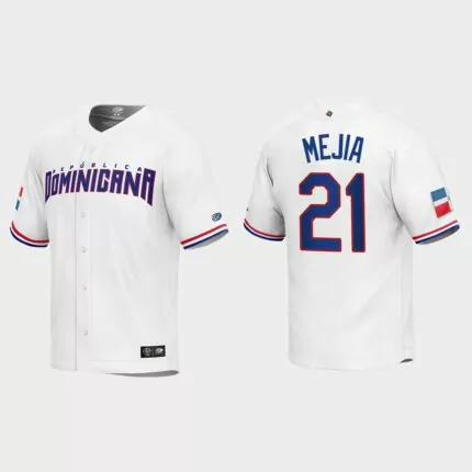 Francisco Mejia Dominican Republic Baseball 2023 World Baseball Classic Replica Jersey – White