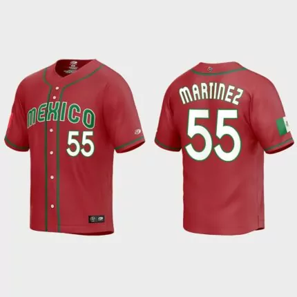 Adrian Martinez Mexico Baseball 2023 World Baseball Classic Replica Jersey – Red