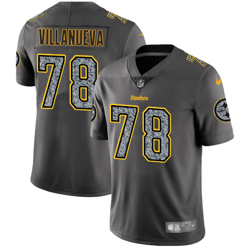 Pittsburgh Steelers #78 Alejandro Villanueva Gray Static Men's Stitched Vapor Untouchable Limited Jersey Men's