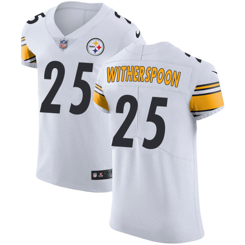 Steelers #25 Ahkello Witherspoon White Men's Stitched Vapor Untouchable Elite Jersey