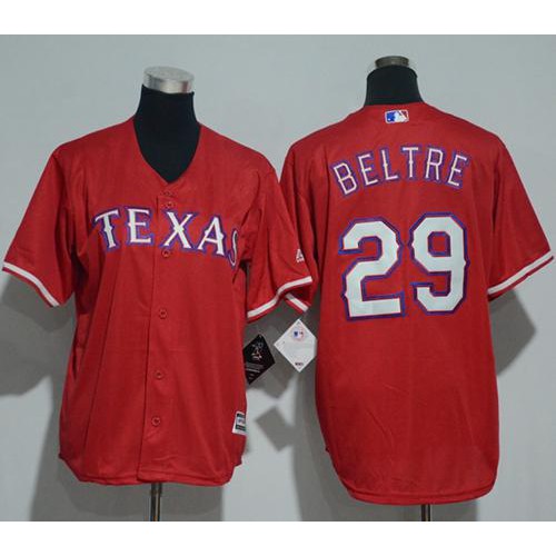 Texas Rangers #29 Adrian Beltre Red Cool Base Stitched Youth Jersey Youth