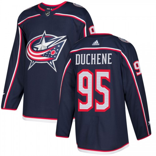 Adidas Columbus Blue Jackets #95 Matt Duchene Navy Blue Home Authentic Stitched Jersey Men's