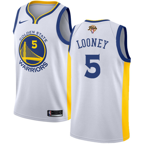 Golden State Warriors #5 Kevon Looney White 2022 Finals Swingman Association Edition Jersey Mens