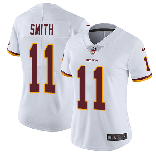 Washington Commanders #11 Alex Smith White Women's Stitched Vapor Untouchable Limited Jersey Womens