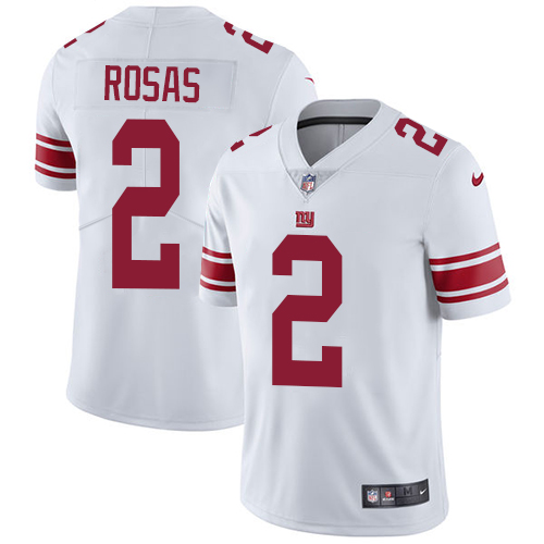 New York Giants #2 Aldrick Rosas White Youth Stitched Vapor Untouchable Limited Jersey Youth