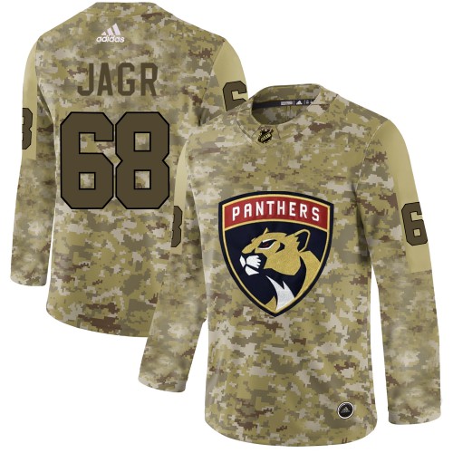 Adidas Florida Panthers #68 Jaromir Jagr Camo Authentic Stitched Jersey Men's