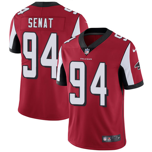 Atlanta Falcons #94 Deadrin Senat Red Team Color Men's Stitched Vapor Untouchable Limited Jersey Men's