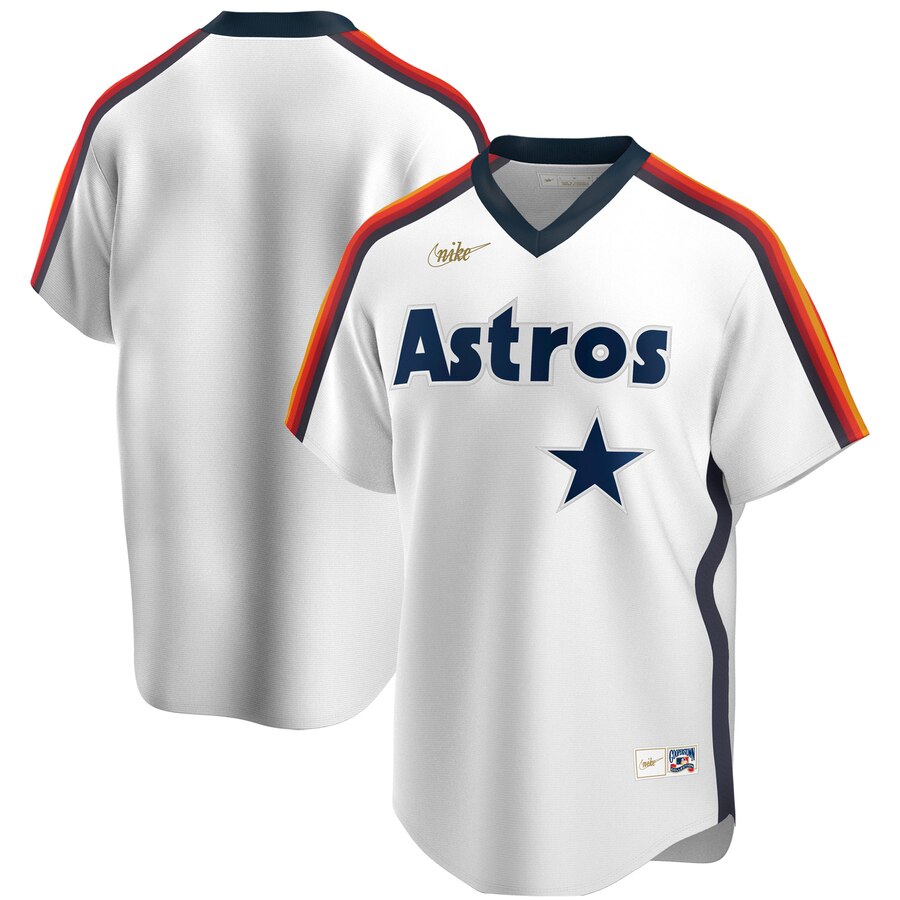 Houston Astros Home Cooperstown Collection Player Jersey White