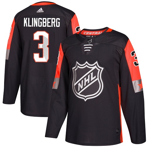 Adidas Dallas Stars #3 John Klingberg Black 2018 All-Star Central Division Authentic Youth Stitched Jersey Youth