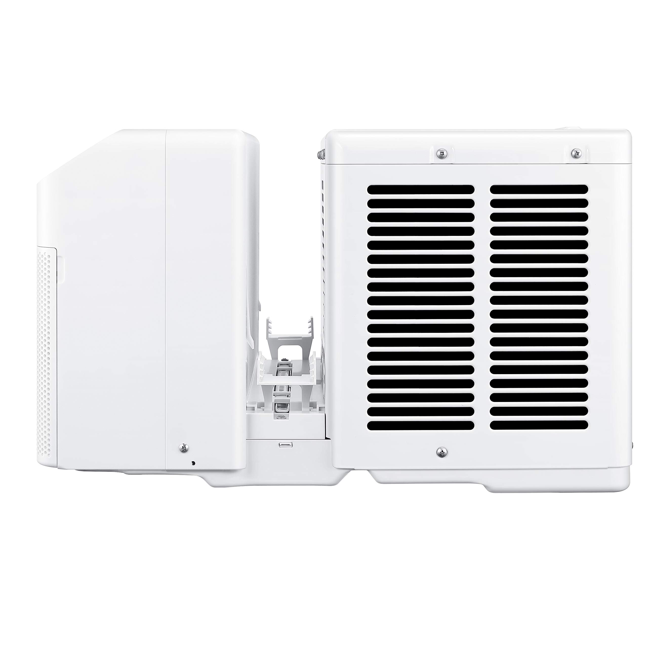 testMidea 8,000 BTU U-Shaped Smart Inverter Air Conditioner u2013Cools up to 350 Sq. Ft., Ultra Quiet with Open Window Flexibility, Works with Alexa/Google Assistant, 35% Energy Savings, Remote Control